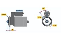 BOSCH 0001121006 - Motor de arranque