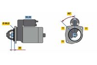 BOSCH 0986022680 - Motor de arranque
