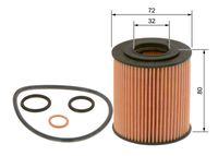 BOSCH 1457429262 - Filtro de aceite