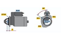 BOSCH 0986016141 - Motor de arranque