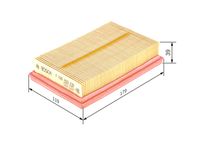 BOSCH F026400438 - Filtro de aire