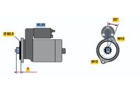BOSCH 0986014761 - Motor de arranque