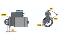 BOSCH 0001107527 - Motor de arranque