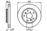 BOSCH 0986478523 - Disco de freno