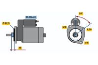 BOSCH 0986016320 - Motor de arranque
