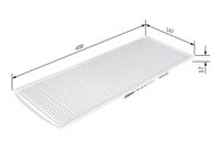 BOSCH 1987432010 - Filtro, aire habitáculo