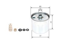 BOSCH F026402116 - Filtro combustible