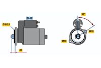 BOSCH 0986020811 - Motor de arranque