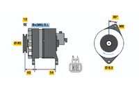 BOSCH 0986042311 - Alternador