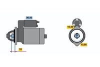 BOSCH 0986020741 - Motor de arranque