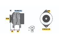 BOSCH 0986035851 - Alternador