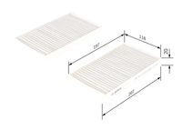 BOSCH 1987432278 - Filtro, aire habitáculo