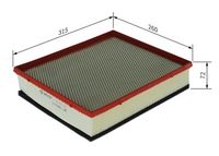 BOSCH F026400609 - Filtro de aire