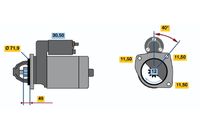 BOSCH 0986017681 - Motor de arranque