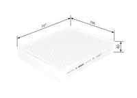 BOSCH 1987435003 - Filtro, aire habitáculo