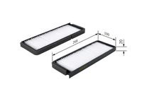 BOSCH 1987431176 - Filtro, aire habitáculo