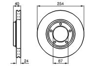 BOSCH 0986478663 - Disco de freno