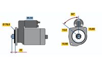BOSCH 0986016171 - Motor de arranque