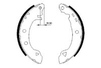BOSCH 0986487295 - Juego de zapatas de frenos