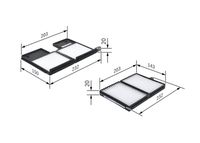 BOSCH 1987432159 - Filtro, aire habitáculo