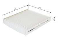 BOSCH 1987432075 - Filtro, aire habitáculo