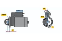 BOSCH 0001109275 - Motor de arranque