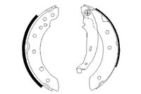 BOSCH 0 986 487 585 - Juego de zapatas de frenos