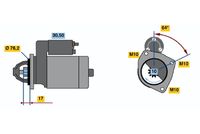 BOSCH 0986015270 - Motor de arranque