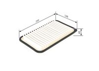 BOSCH F026400341 - Filtro de aire