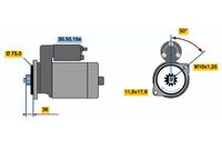 BOSCH 0986014041 - Motor de arranque