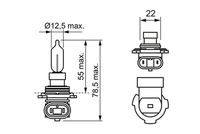 BOSCH 1987301039 - Lámpara, faro principal - Pure Light BL