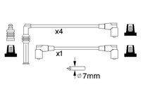 BOSCH 0986356775 - Juego de cables de encendido