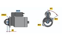 BOSCH 0986020821 - Motor de arranque