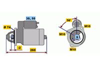 BOSCH 0001218157 - Motor de arranque
