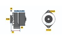 BOSCH 0986038190 - Alternador