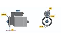 BOSCH 0986014271 - Motor de arranque