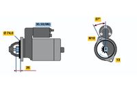 BOSCH 0001115031 - Motor de arranque