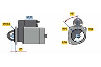 BOSCH 0986016411 - Motor de arranque