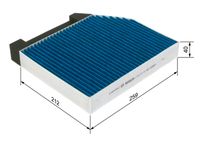 BOSCH 0 986 628 567 - Filtro, aire habitáculo