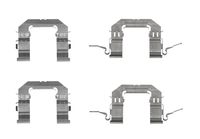BOSCH 1987474708 - Kit de accesorios, pastillas de frenos