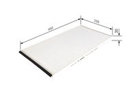 BOSCH 1987431204 - Filtro, aire habitáculo