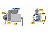 BOSCH 0001231002 - Motor de arranque
