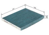 BOSCH 0986628554 - Filtro, aire habitáculo - FILTRO+