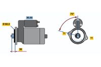 BOSCH 0986012901 - Motor de arranque
