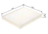 BOSCH 1987435135 - Filtro, aire habitáculo