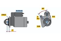 BOSCH 0001138003 - Motor de arranque