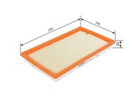 BOSCH F026400473 - Filtro de aire