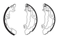 BOSCH 0 986 487 633 - Juego de zapatas de frenos