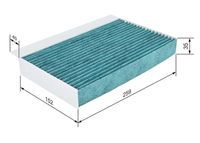BOSCH 0986628534 - Filtro, aire habitáculo - FILTRO+