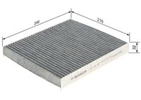 BOSCH 1987432357 - Filtro, aire habitáculo